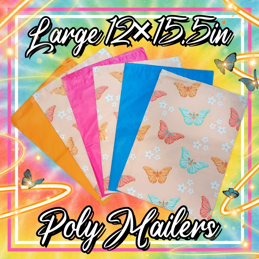 Large 12x15.5-in Poly mailers (15ct)